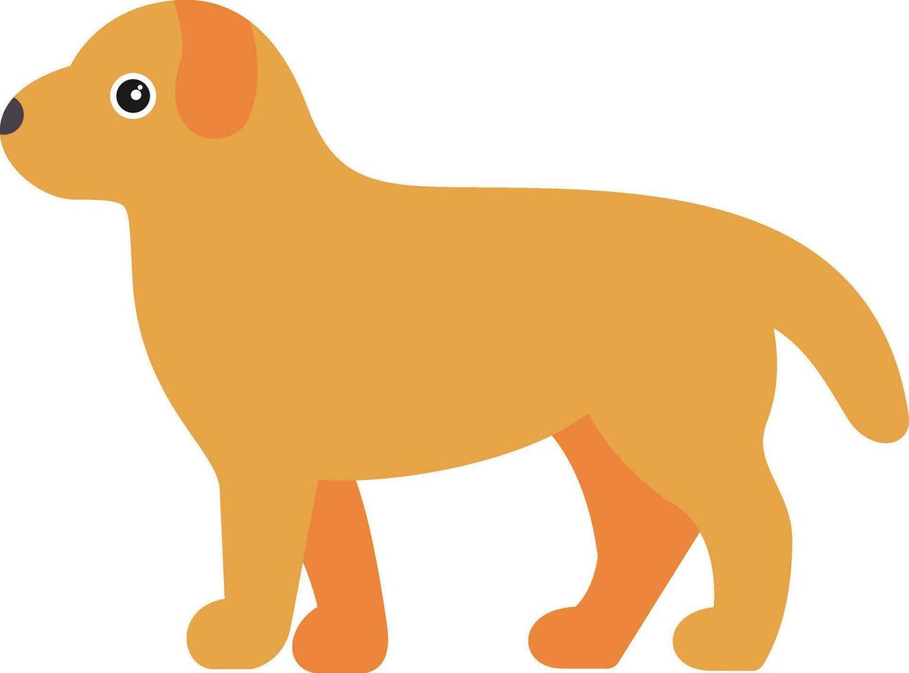 diseño de icono de vector de perro