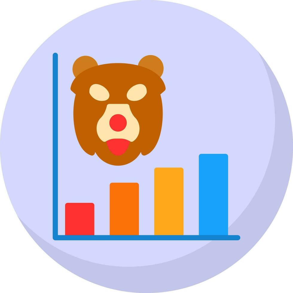 Bear market Vector Icon Design