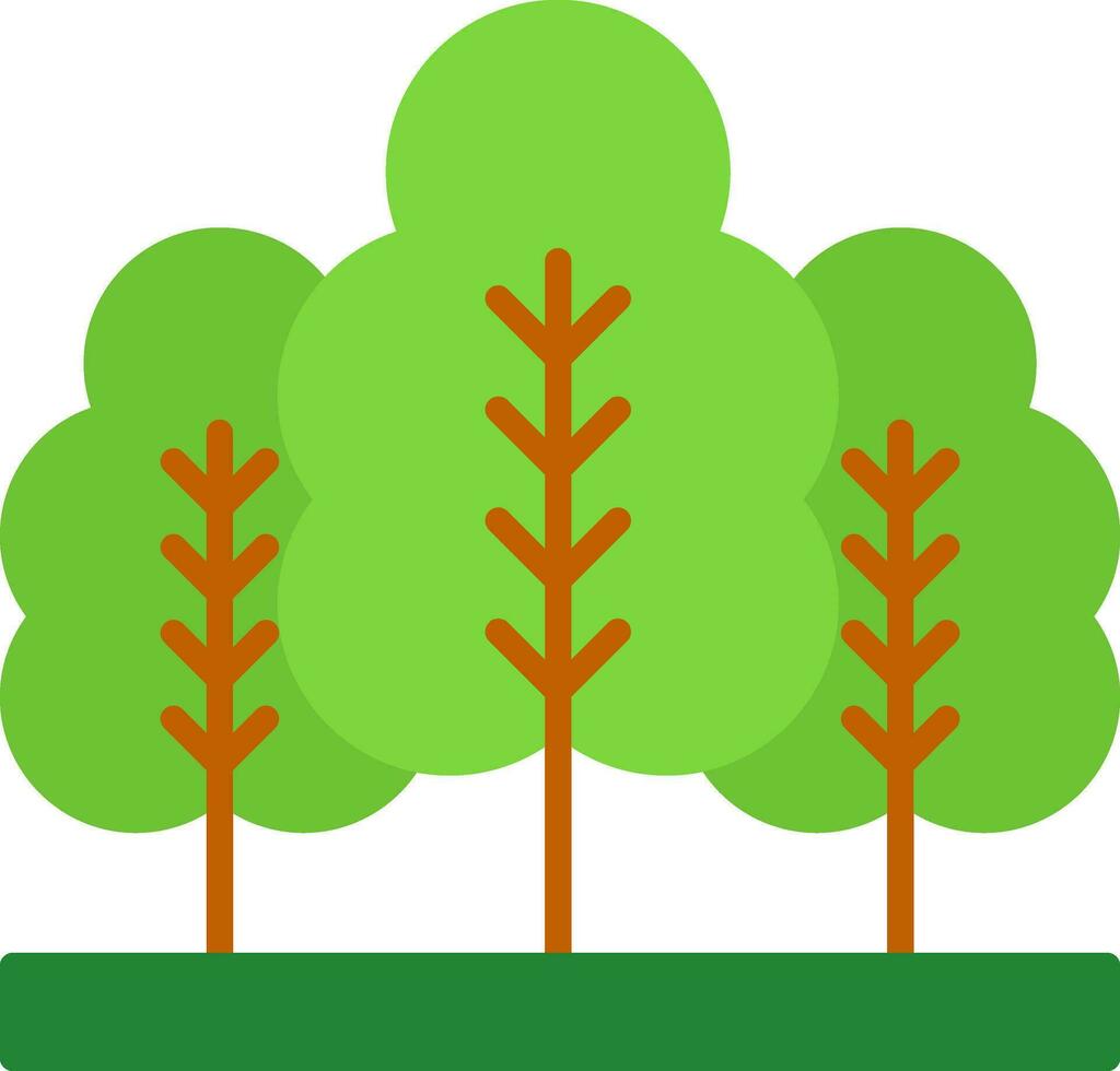 diseño de icono de vector de bosque