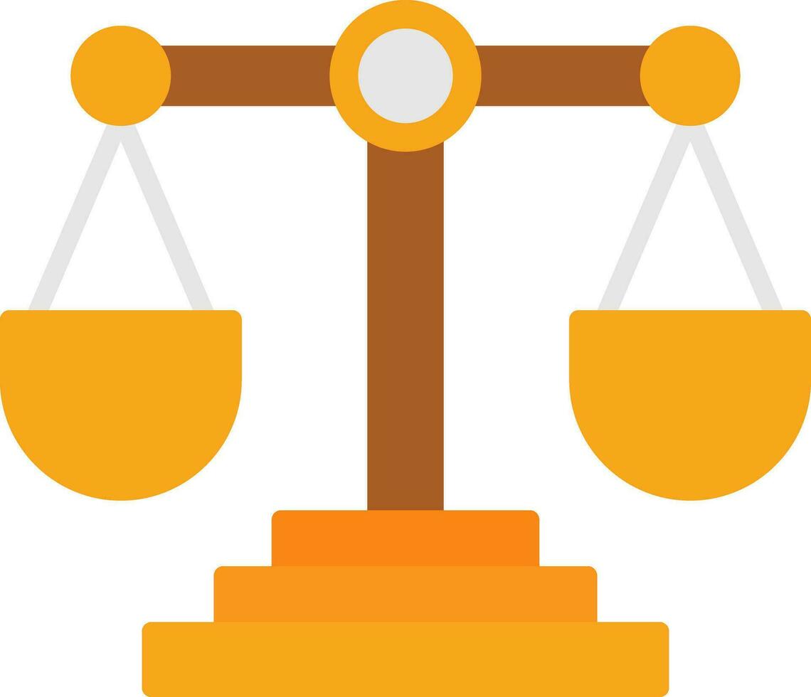 Justice Vector Icon Design