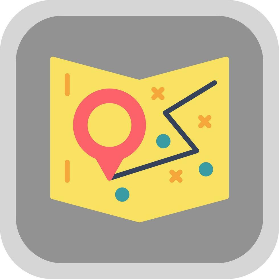 Travel map Vector Icon Design