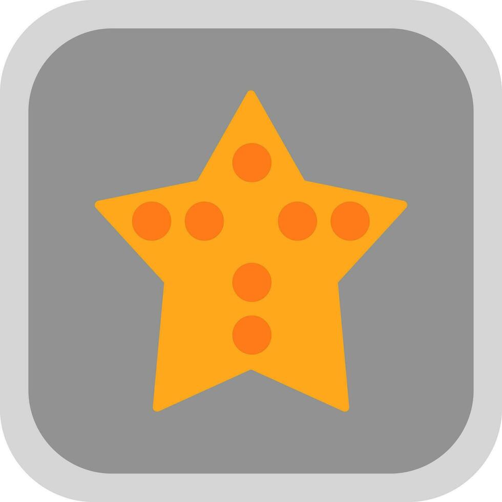 Starfish Vector Icon Design