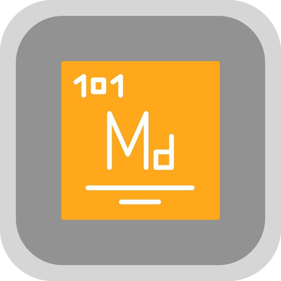 Mendelevium Vector Icon Design