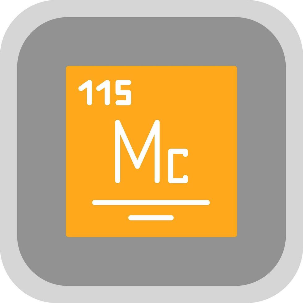 Moscovium Vector Icon Design