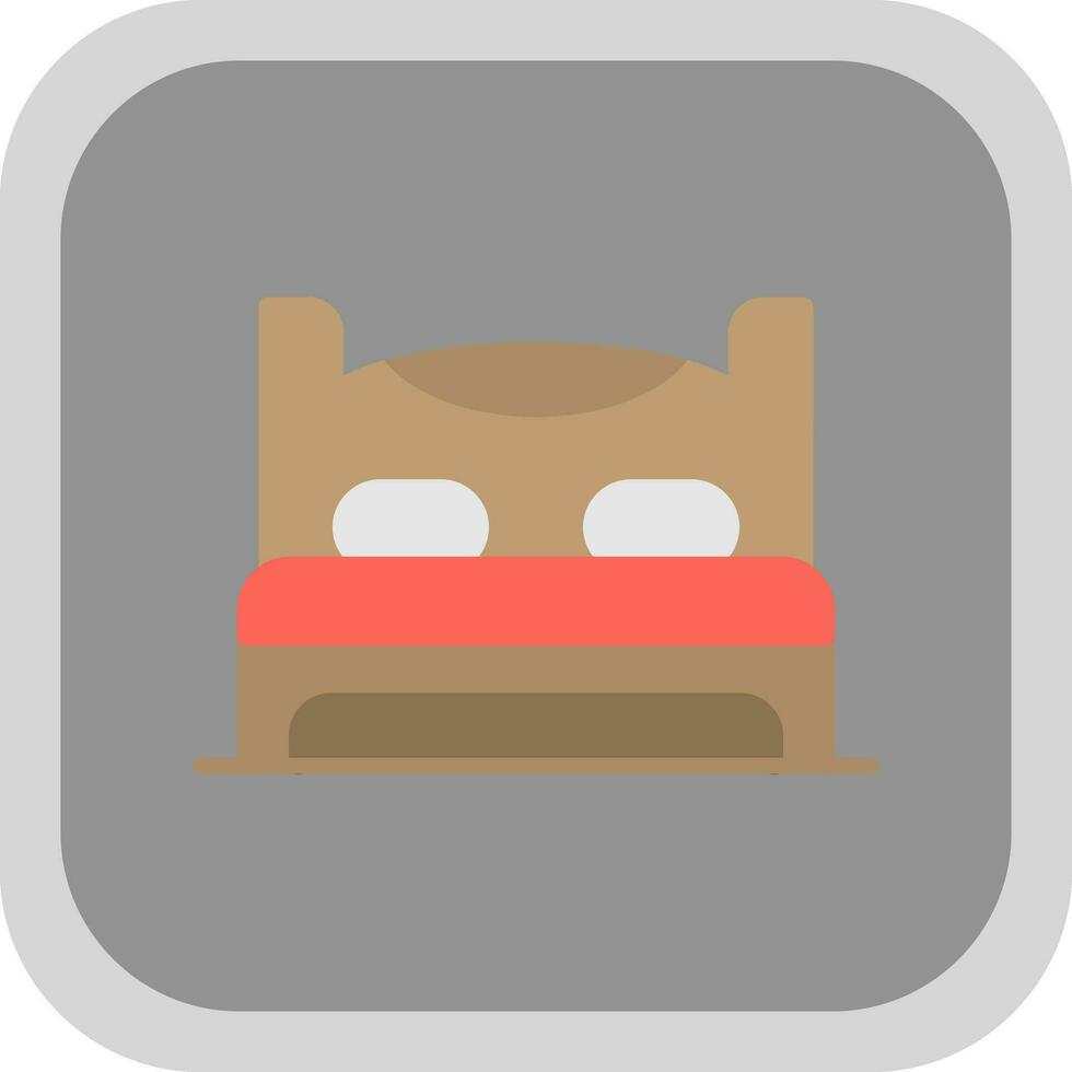 Bed Vector Icon Design