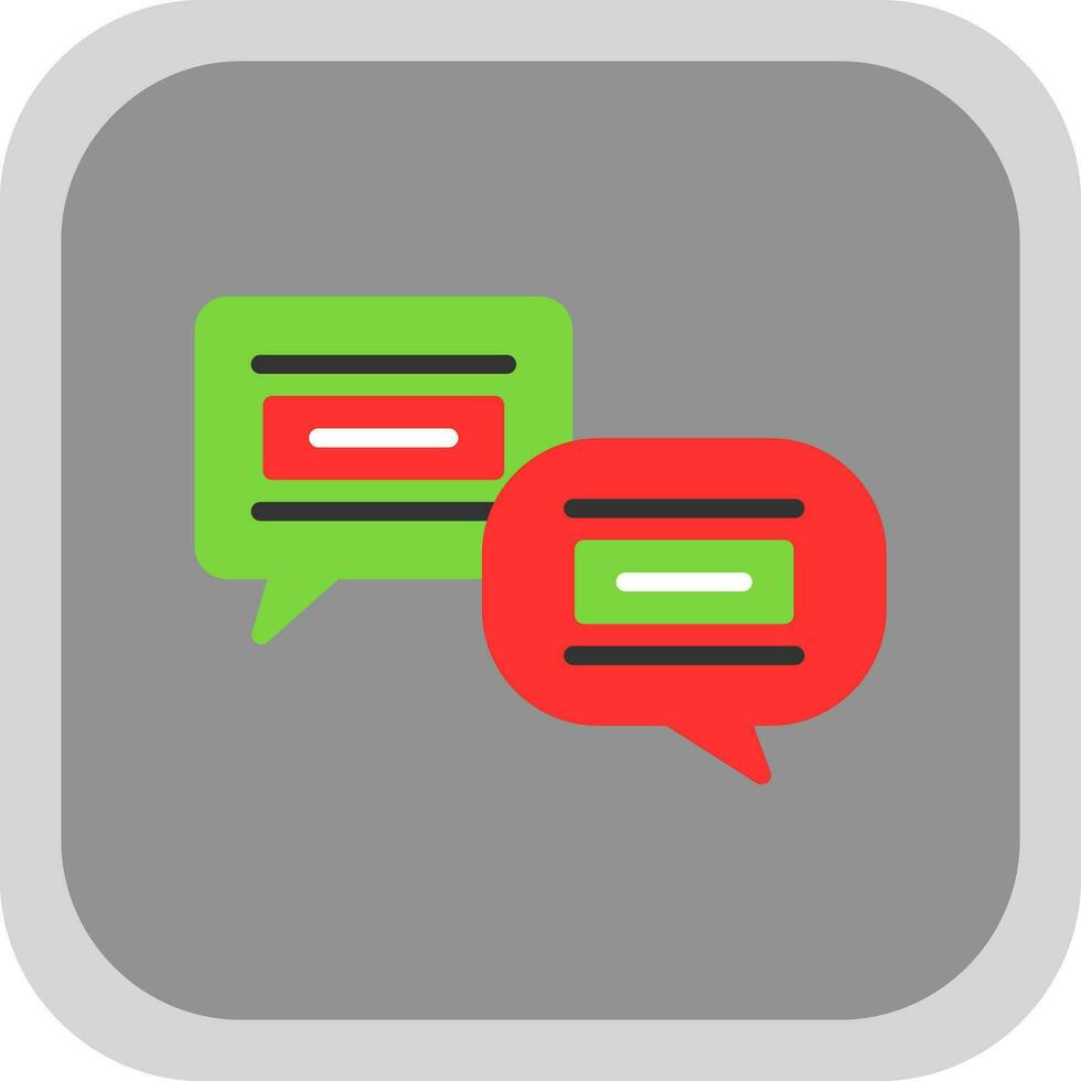 diseño de icono de vector de conversación