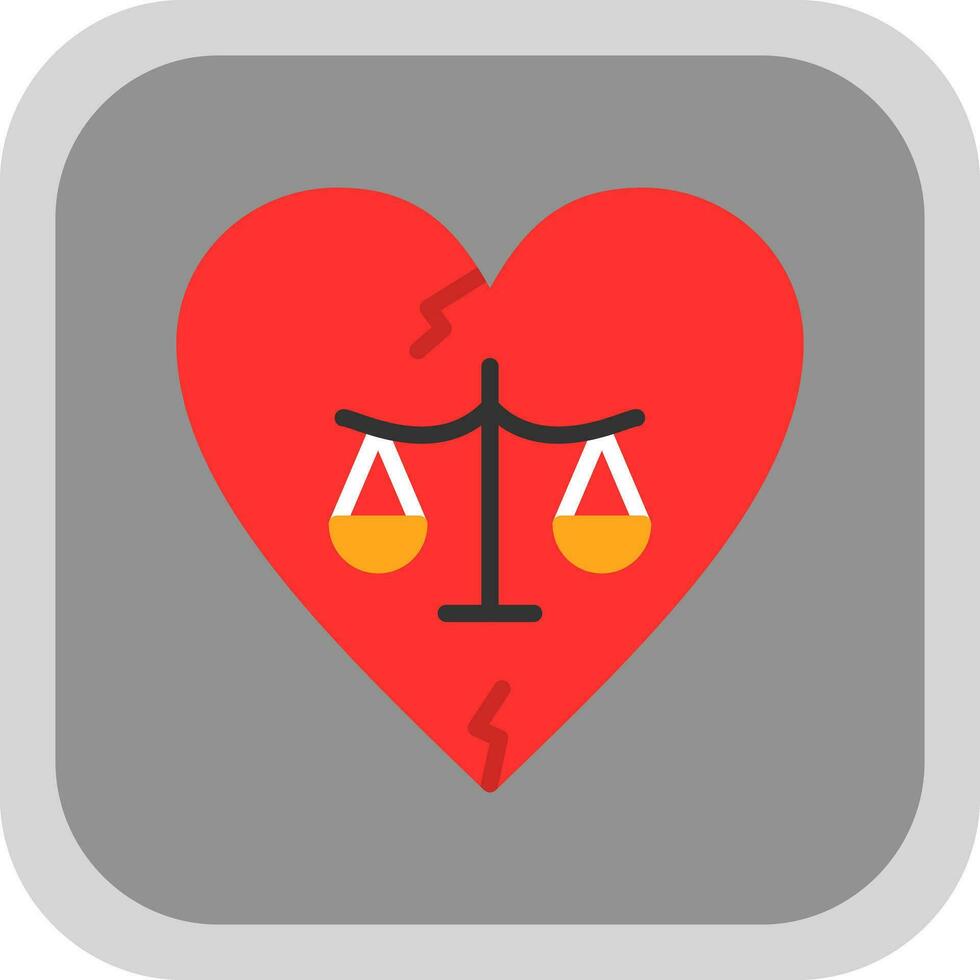 Divorce Vector Icon Design