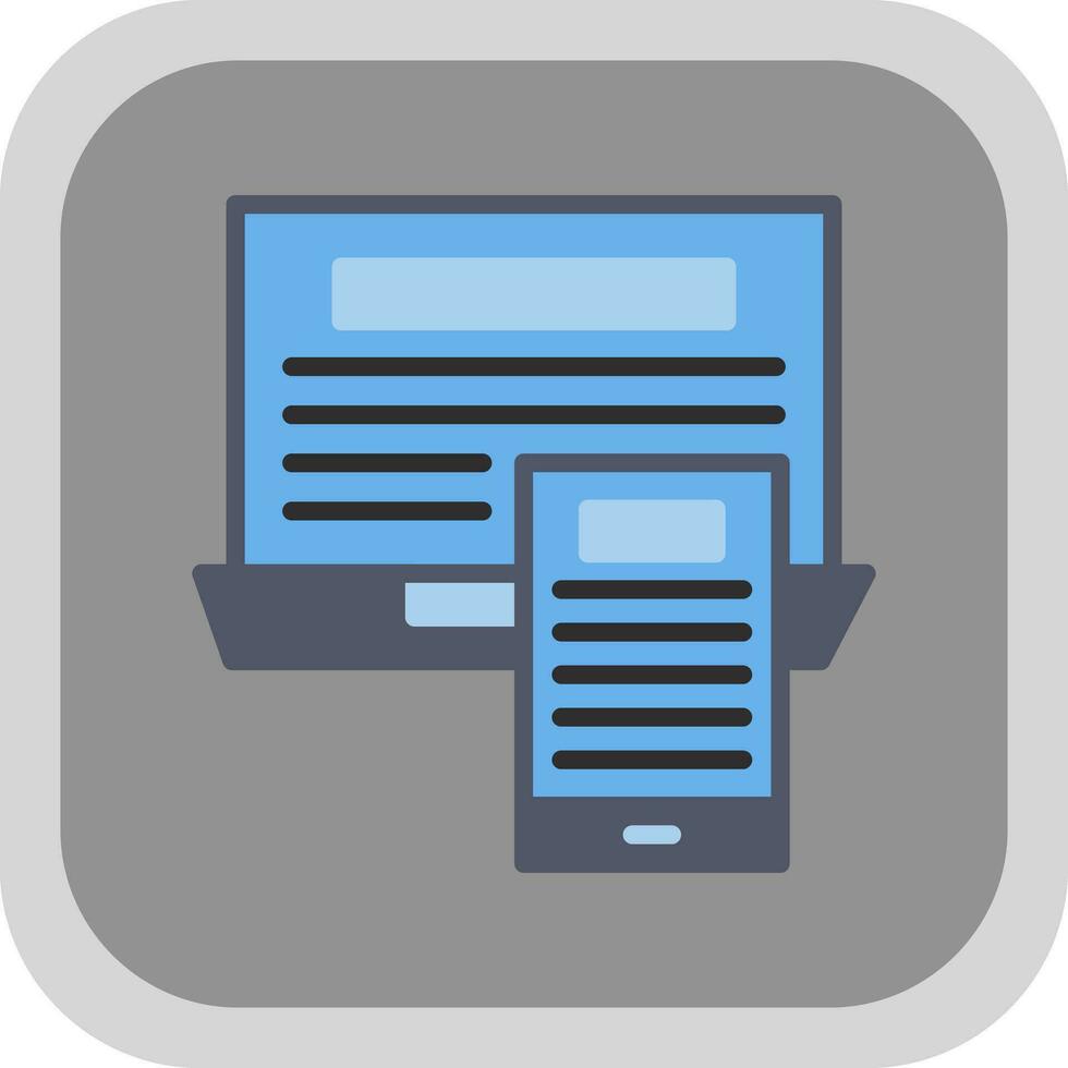 Responsive design Vector Icon Design