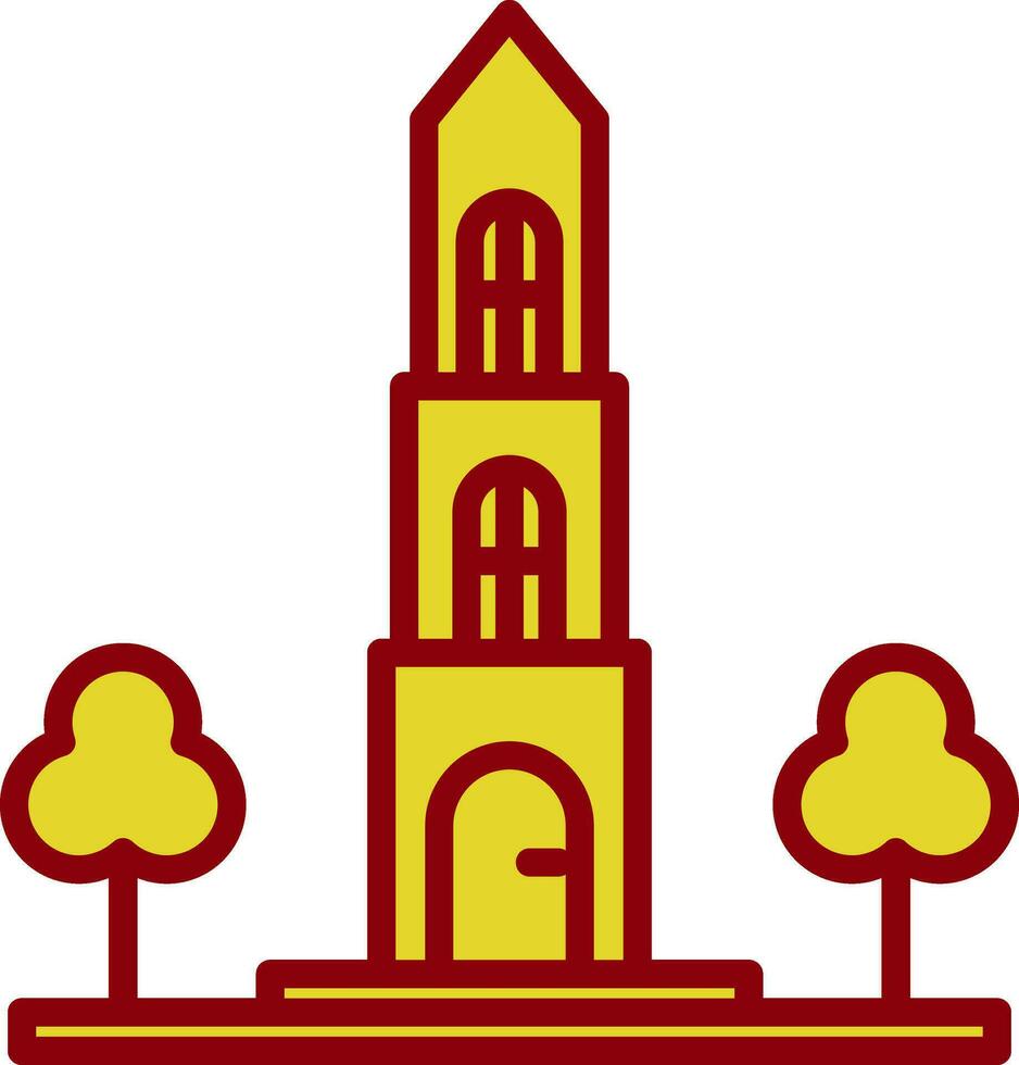 dom torre vector icono diseño