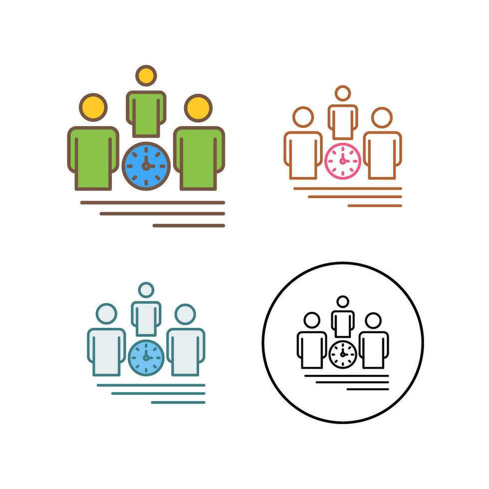 Team Management Vector Icon