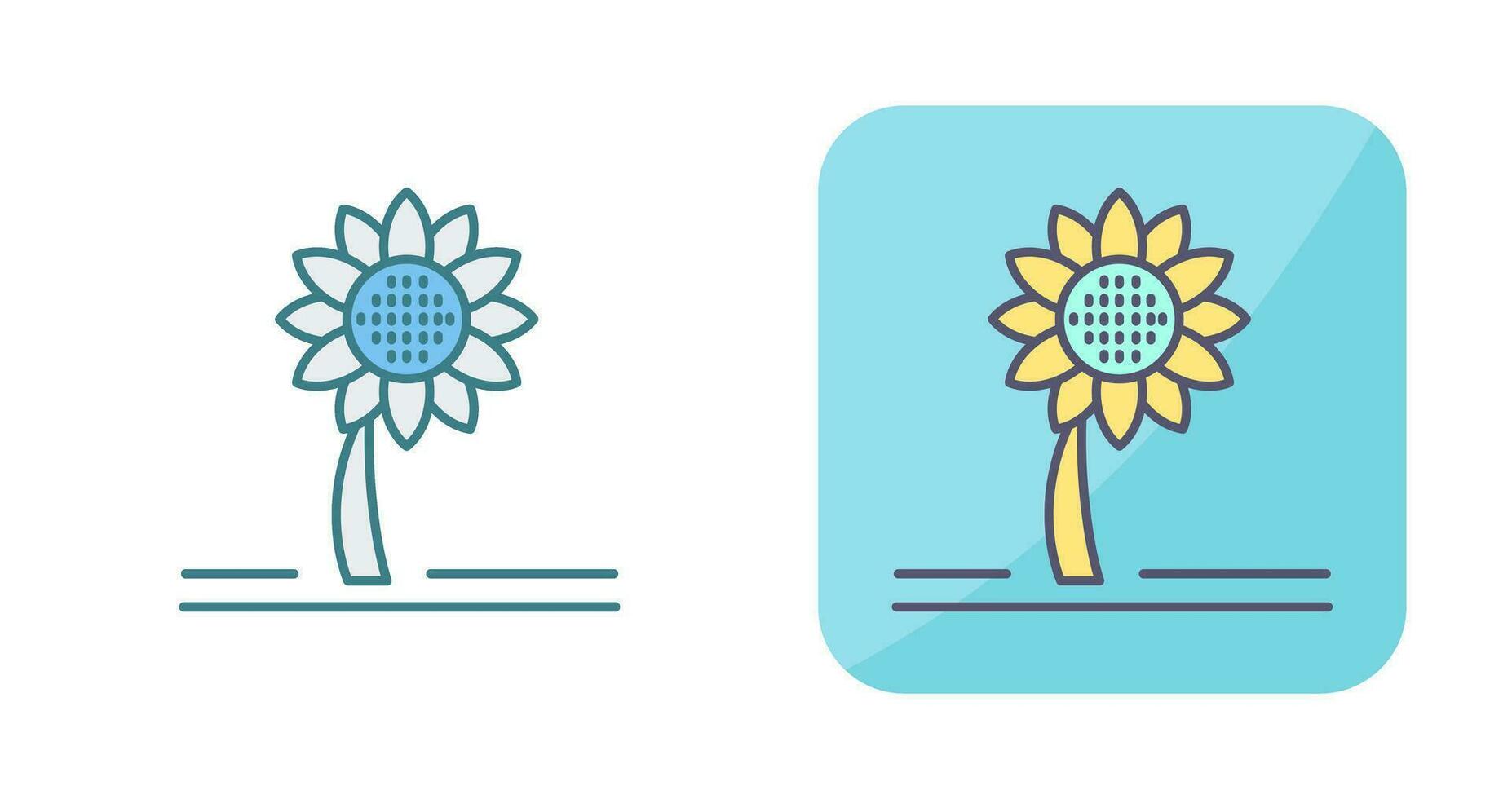 Sunflower Vector Icon