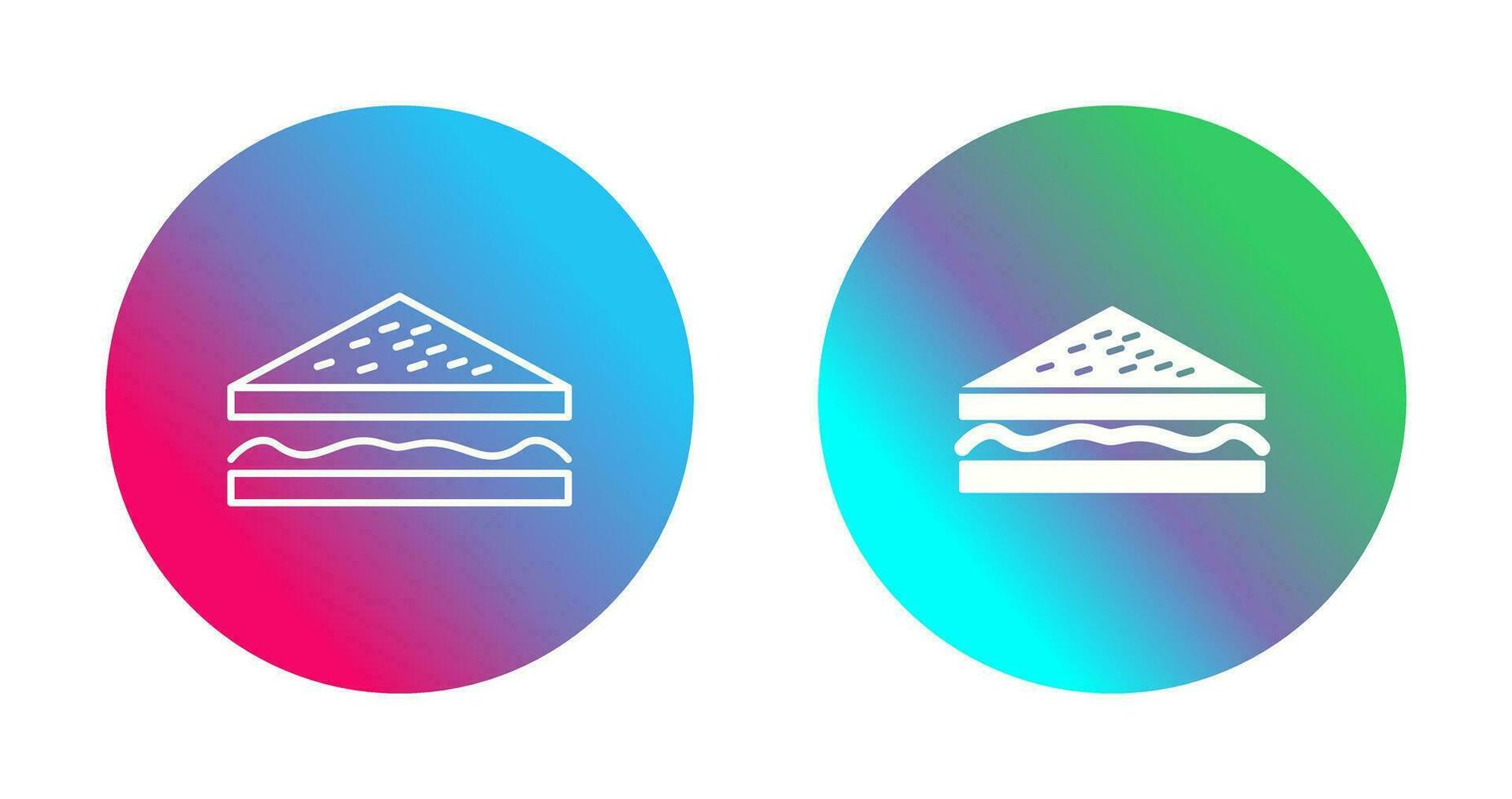 Unique Sandwich Vector Icon