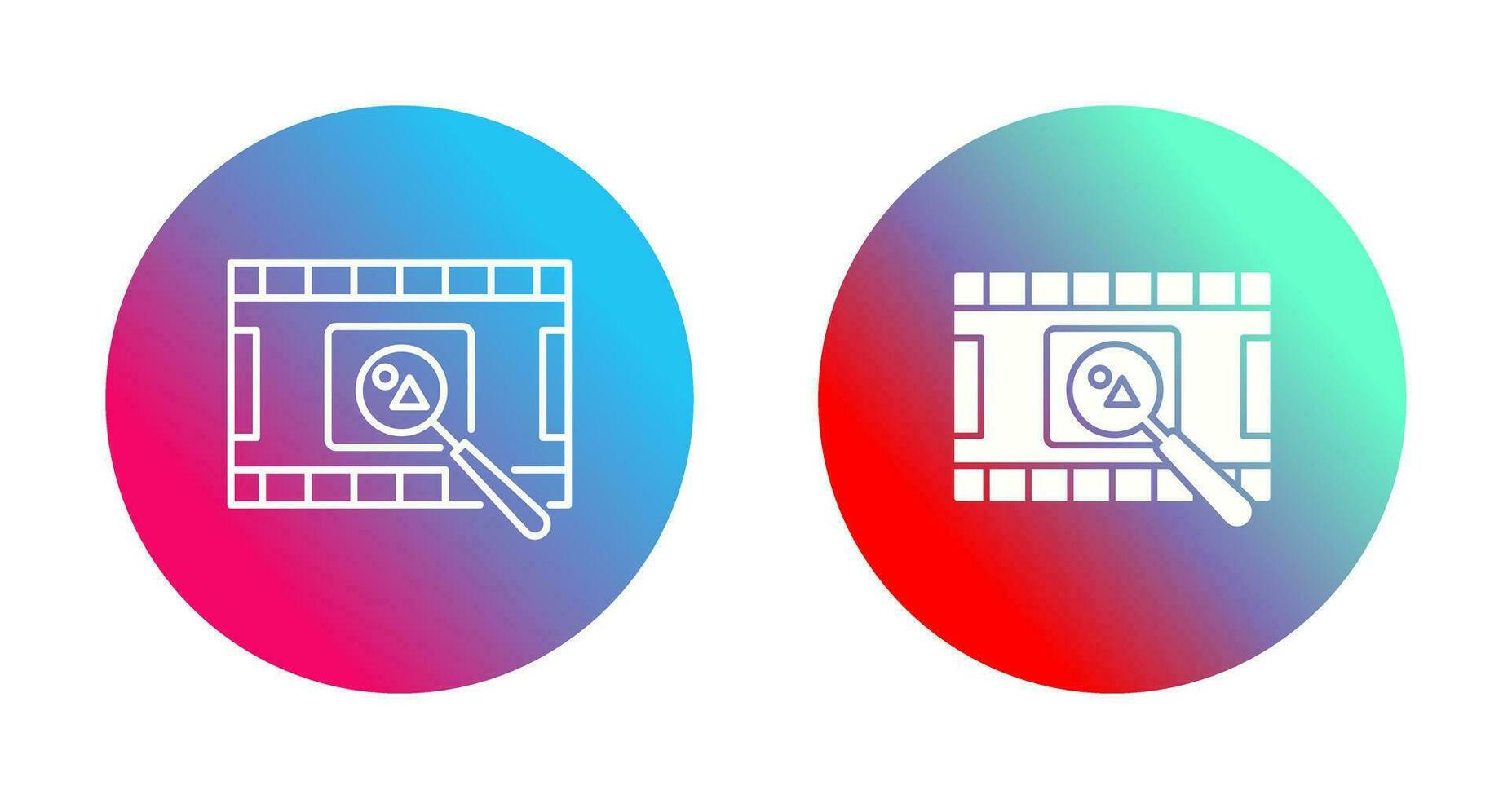 Unique Find Picture Vector Icon