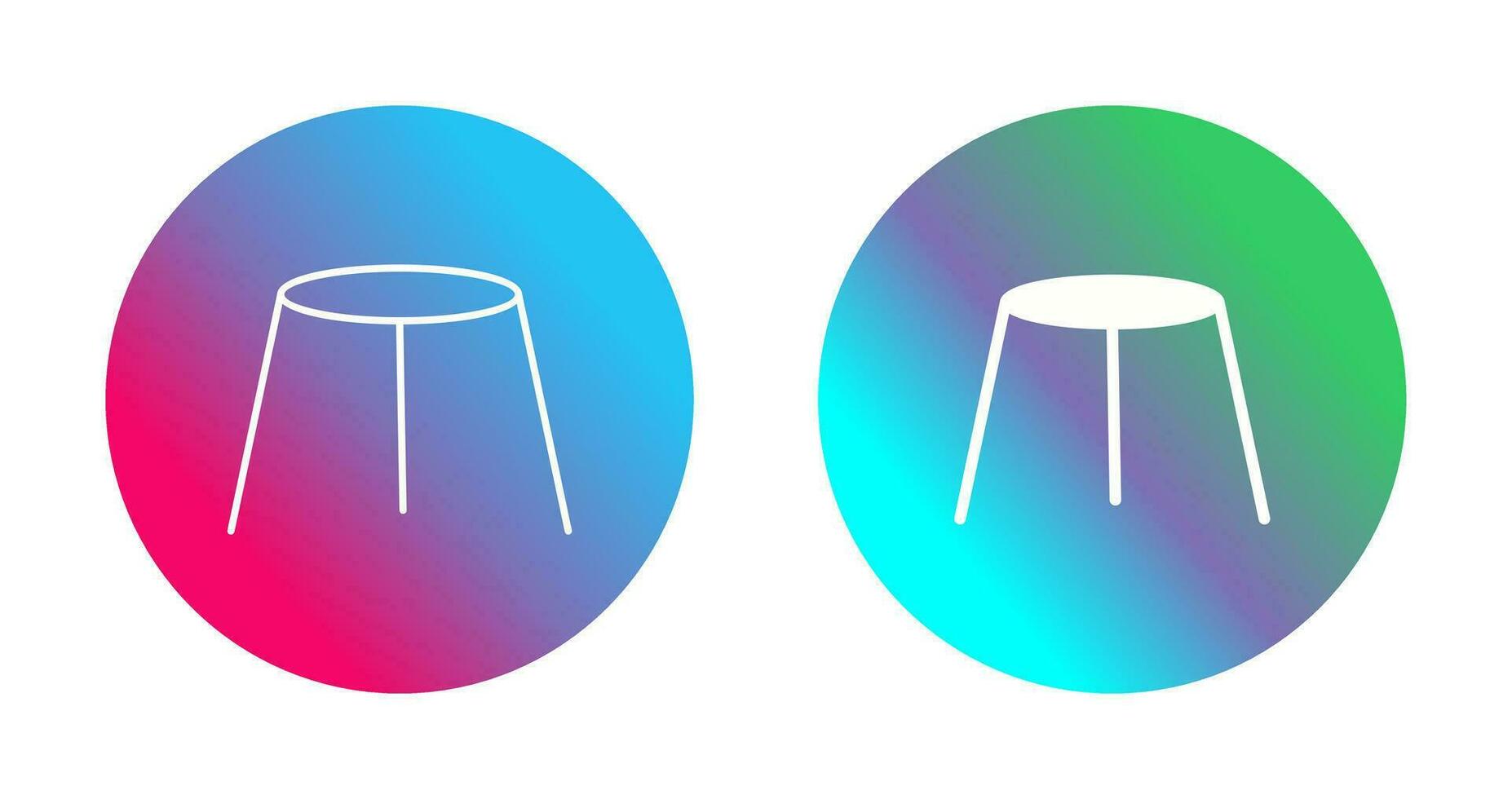 Unique Stool Vector Icon