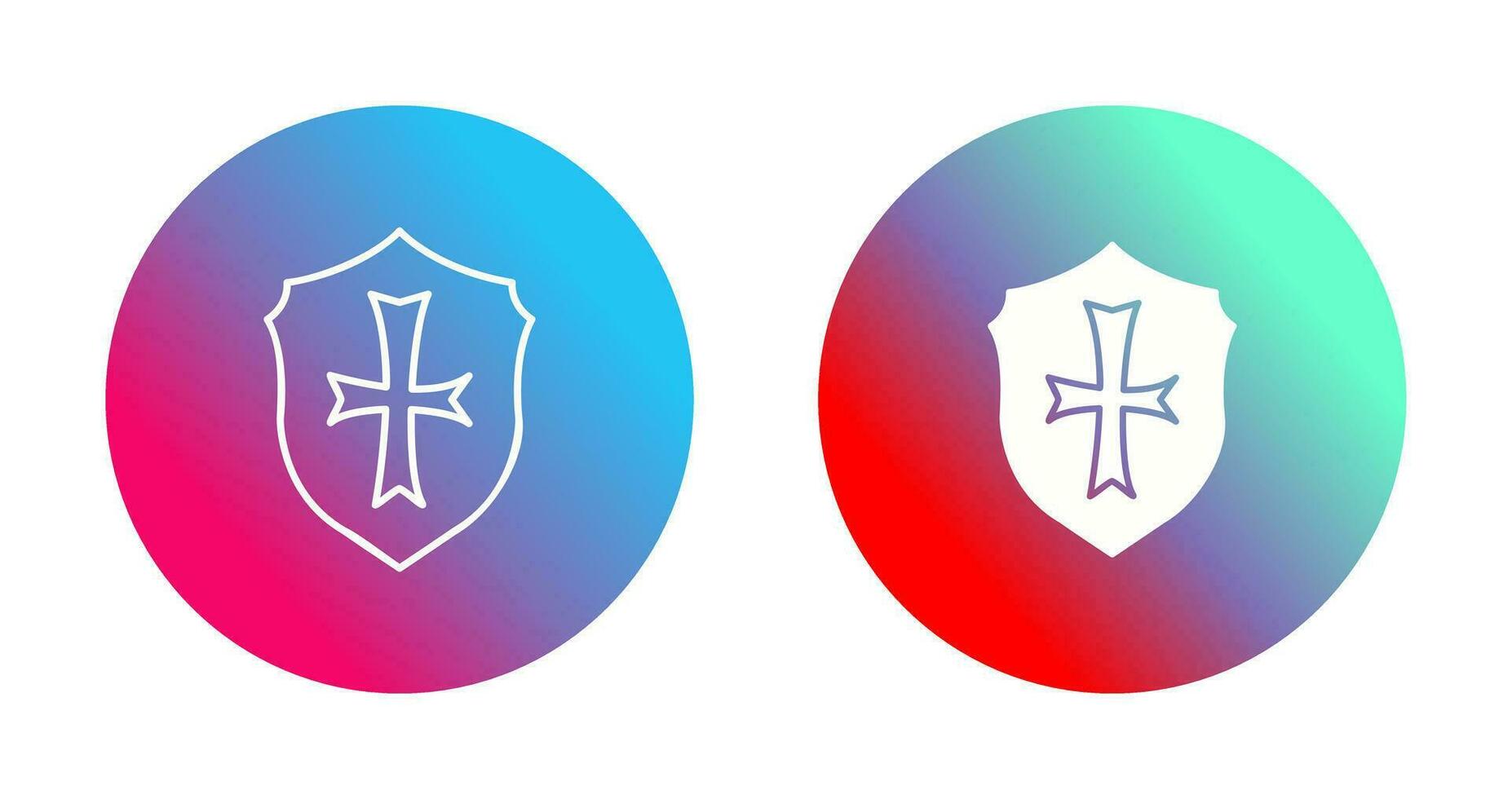 Unique Sheild Vector Icon