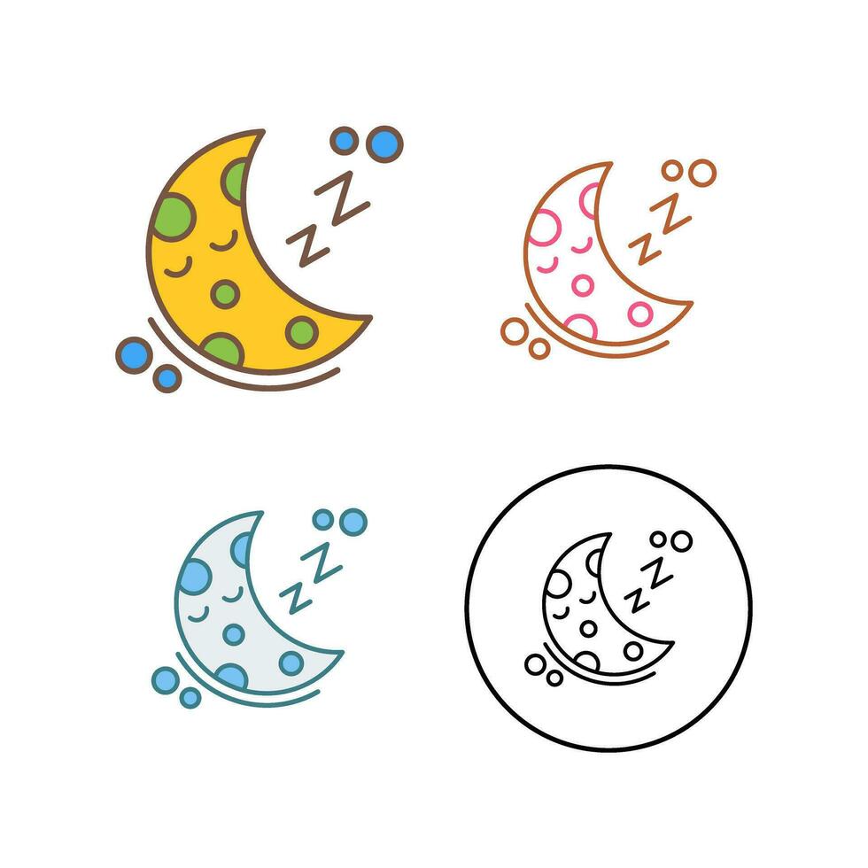 Sleeping Vector Icon