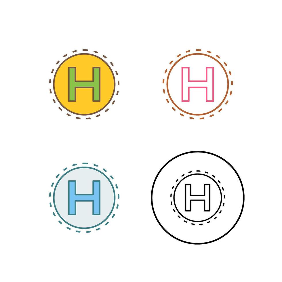 Helipad Vector Icon