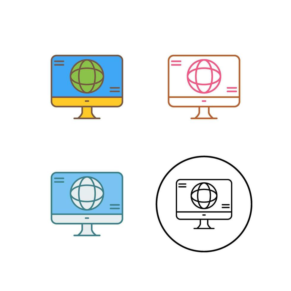 Monitor Vector Icon