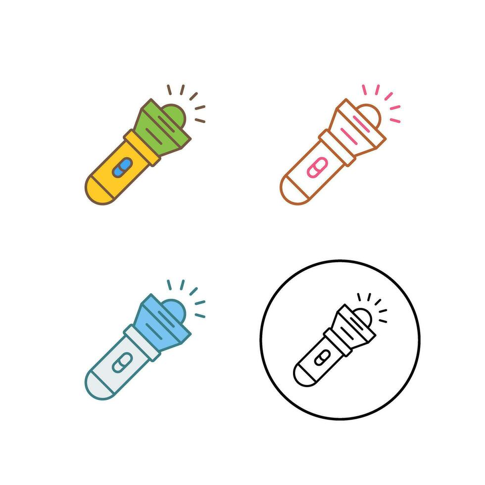 Flashlight Vector Icon