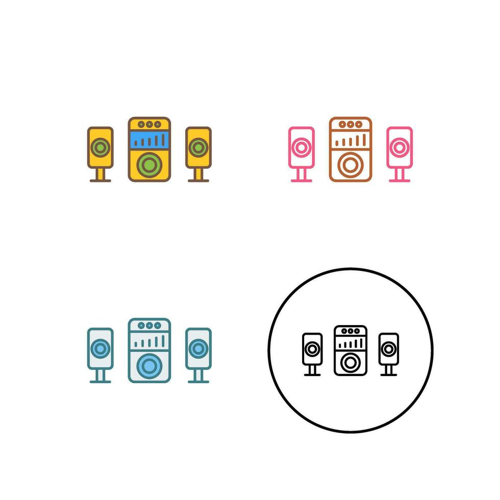 Sound System Vector Icon