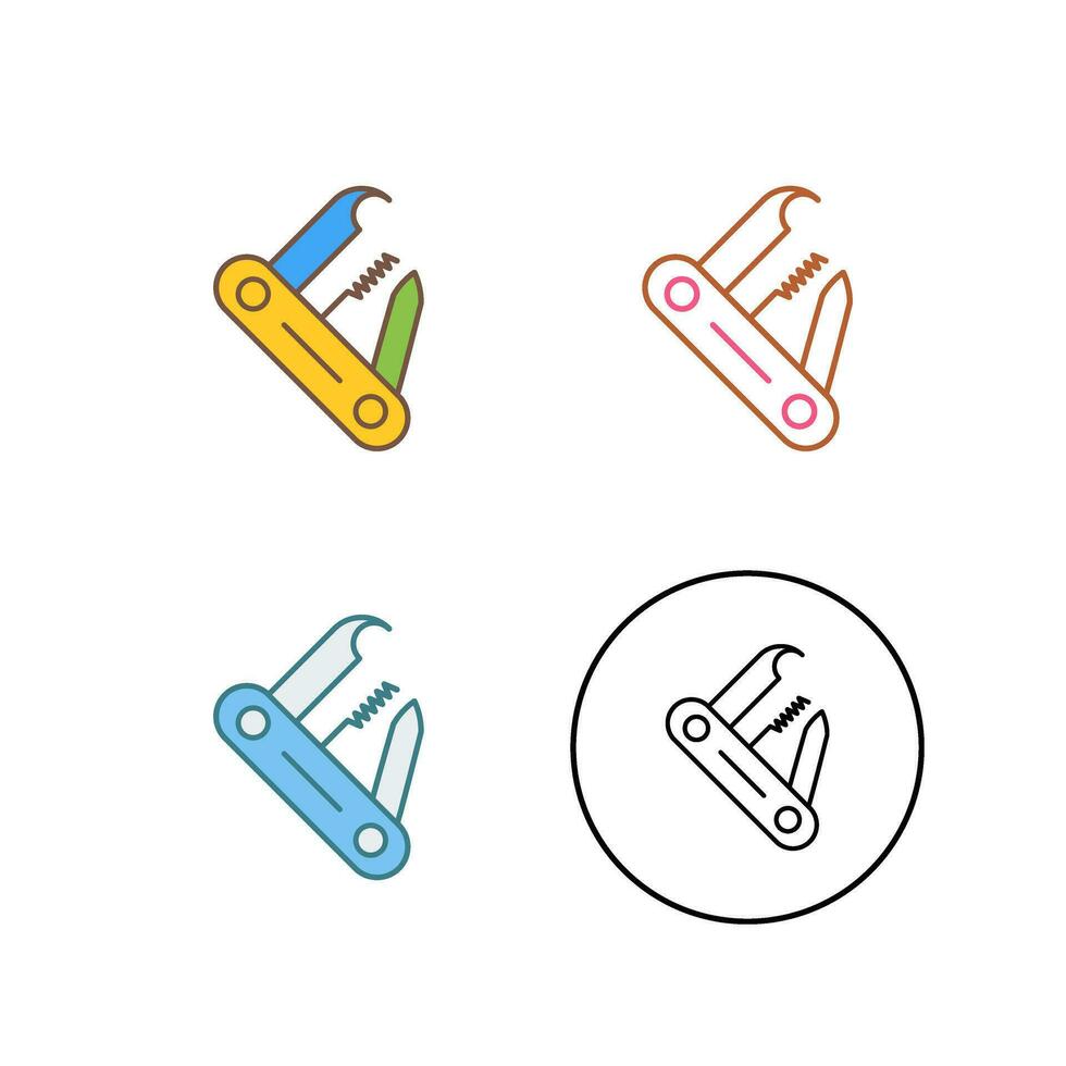 Swiss Army Knife Vector Icon