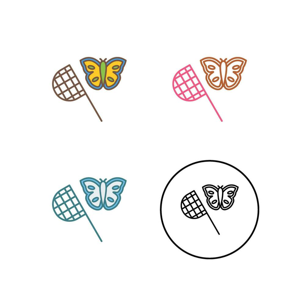 Butterfly Catcher Vector Icon