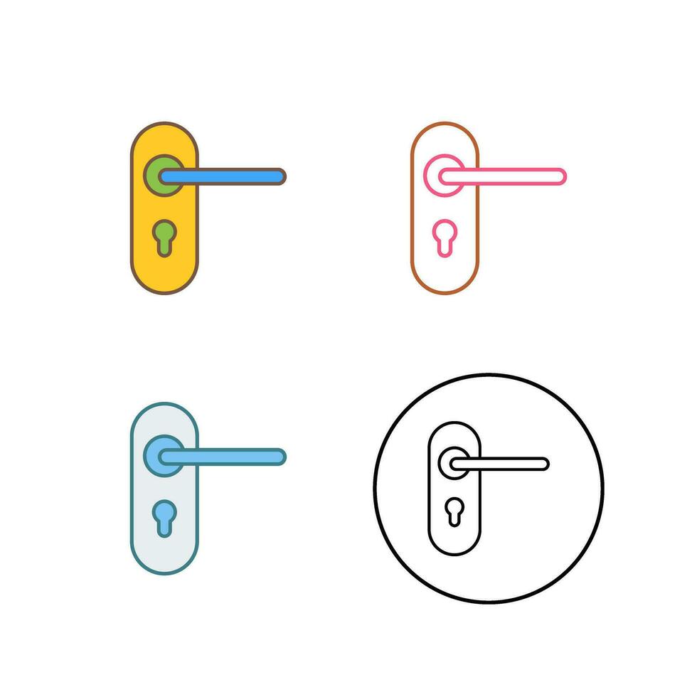 Door Lock Vector Icon