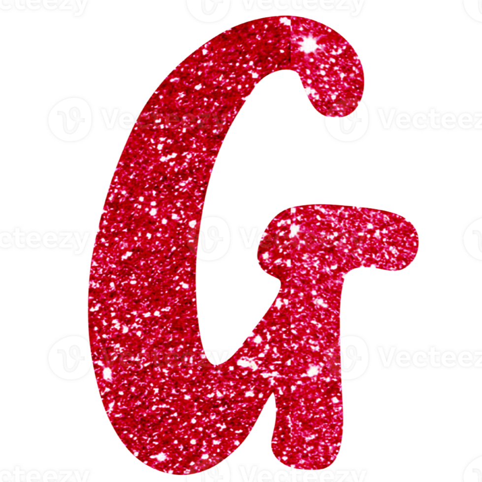 glitter alphabet G png