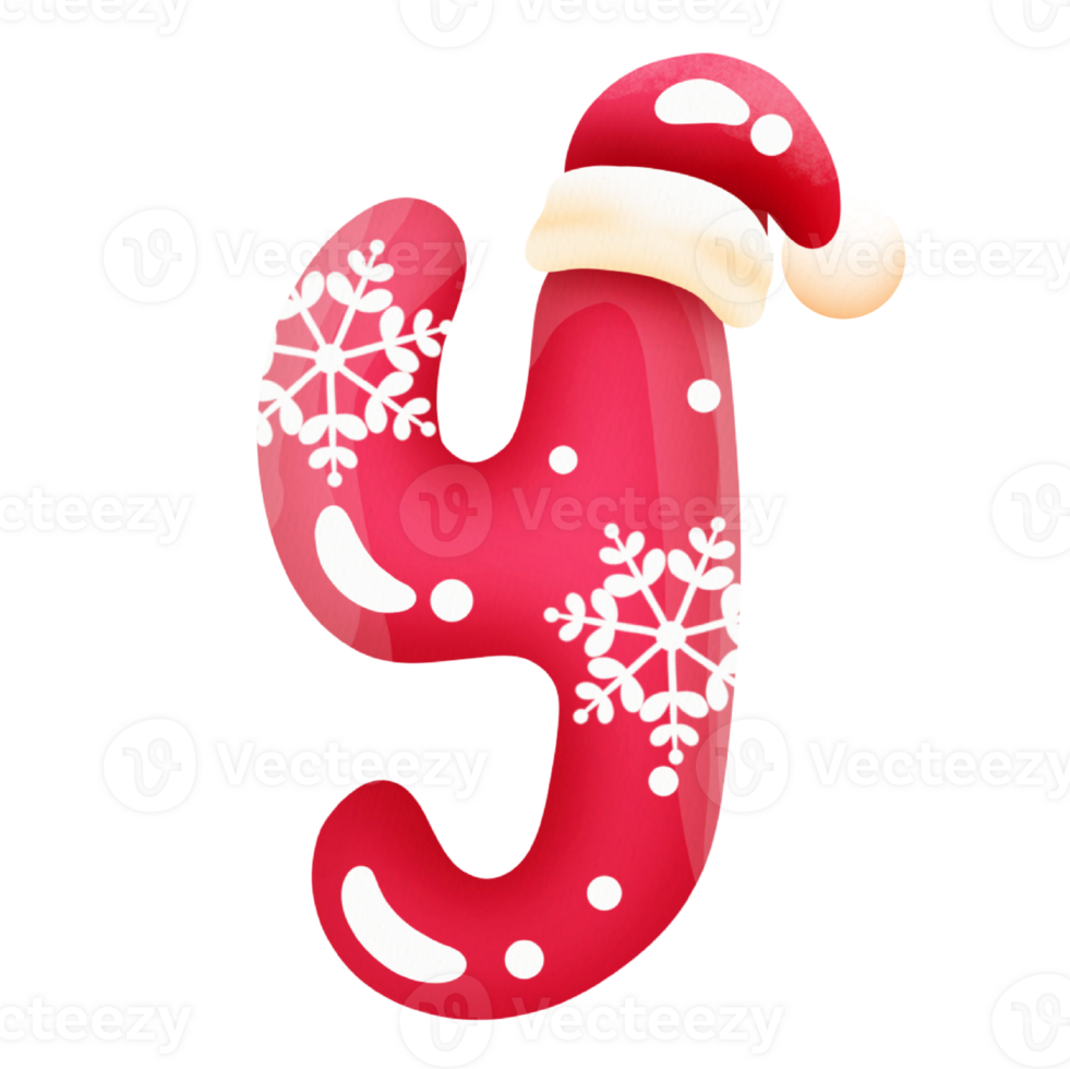 Xmas alphabet y png
