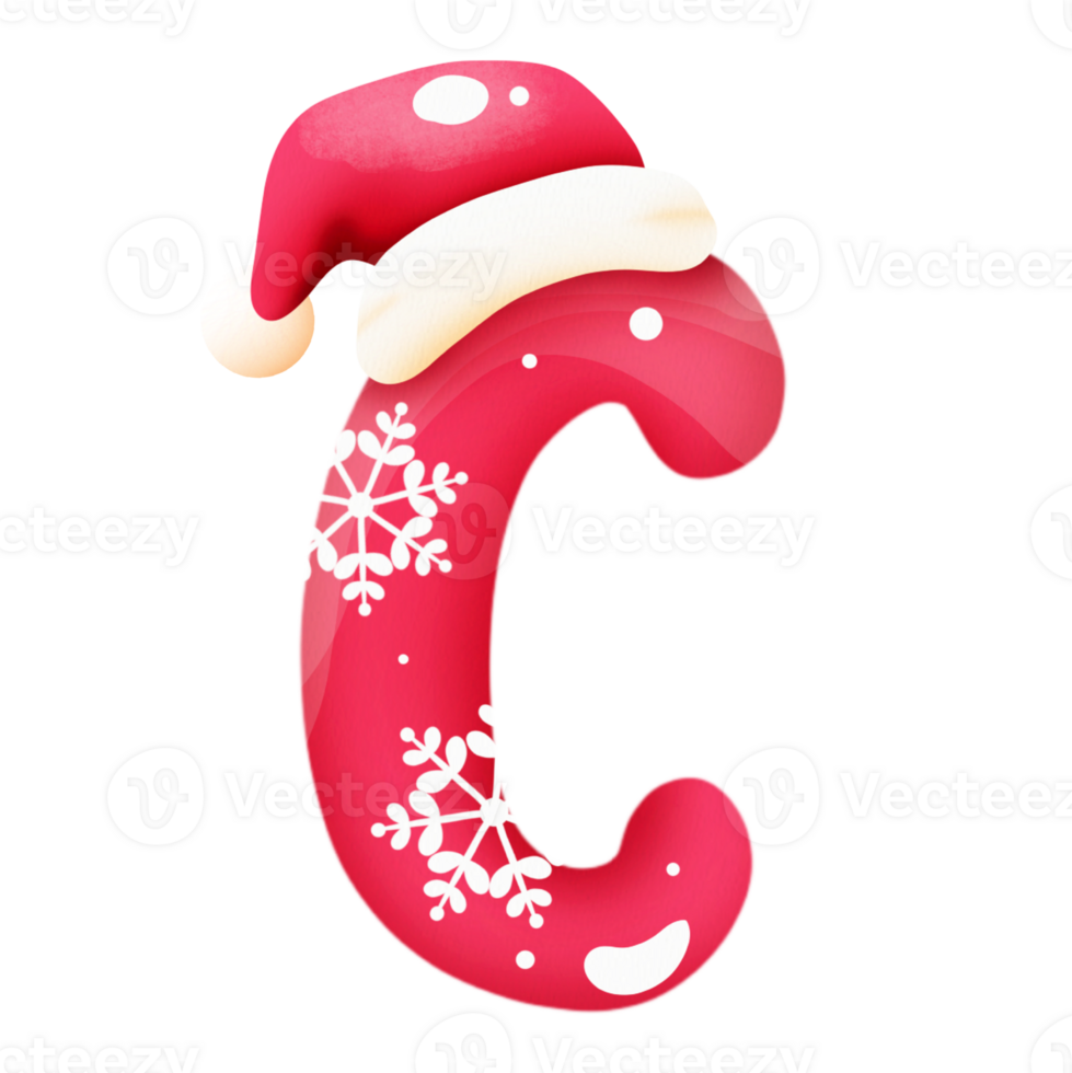 Xmas alphabet c png