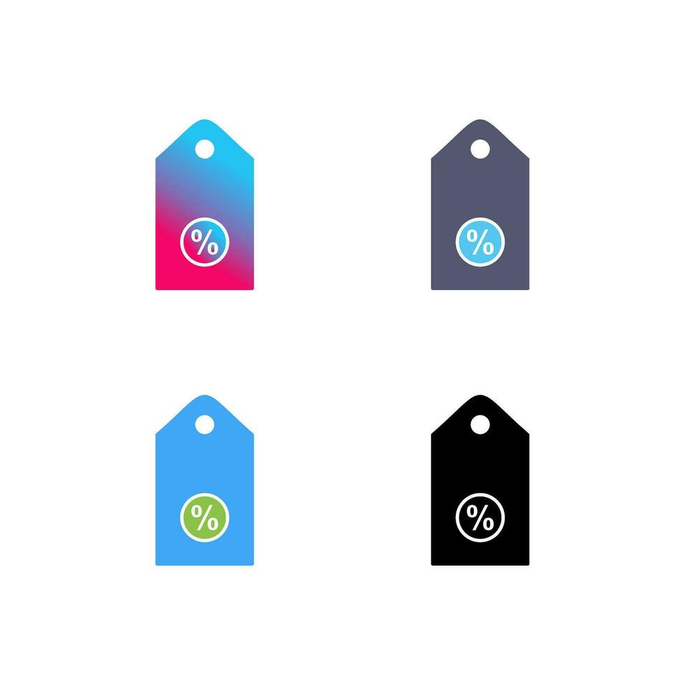 Unique Discount Tag II Vector Icon