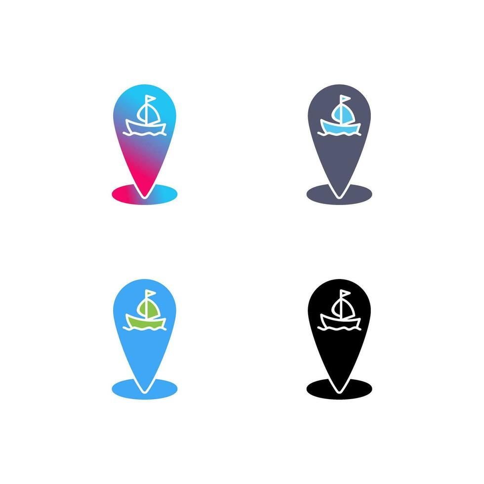 Shipping Location Vector Icon