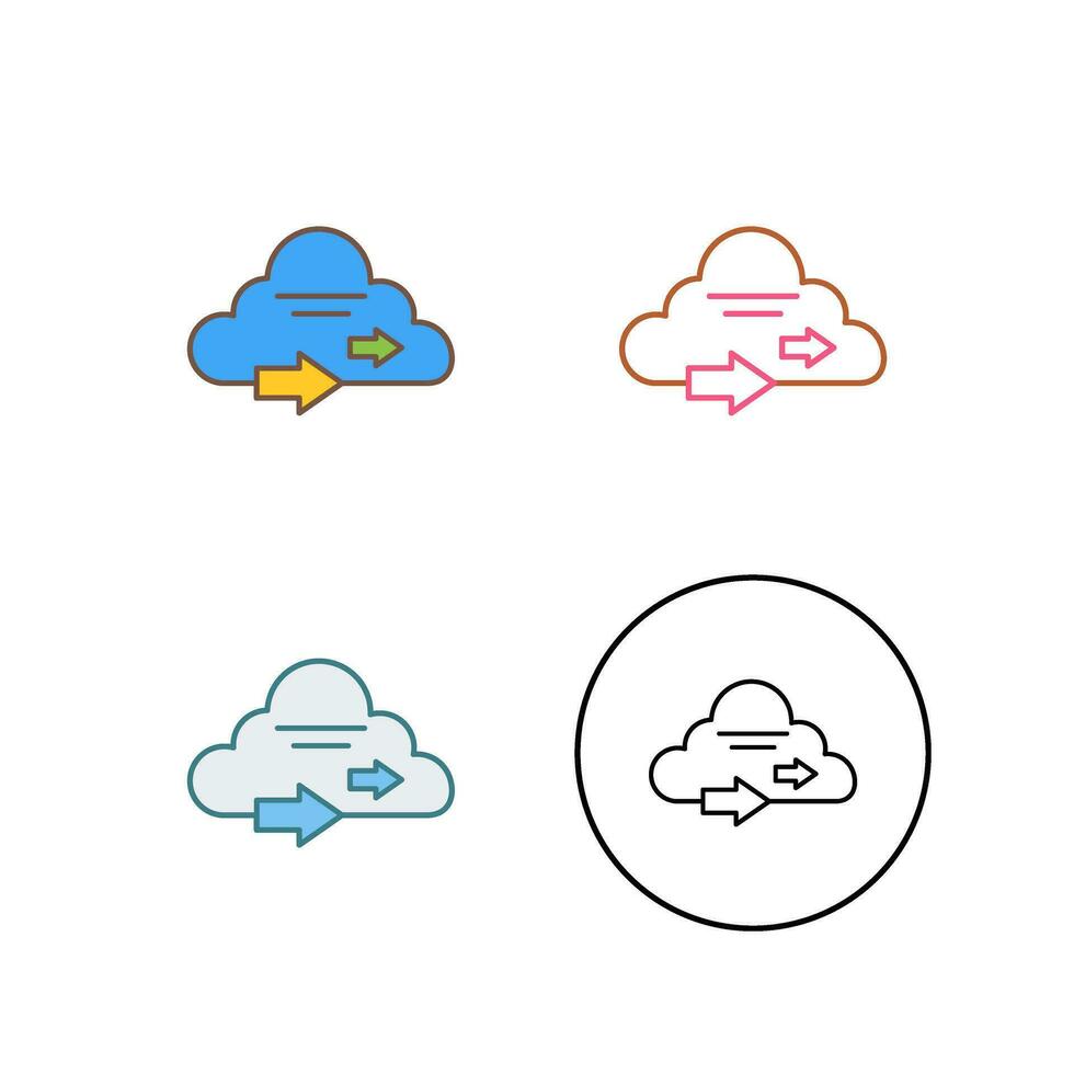 Cloud Computing Vector Icon