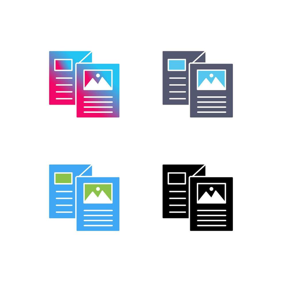 Brochure Vector Icon