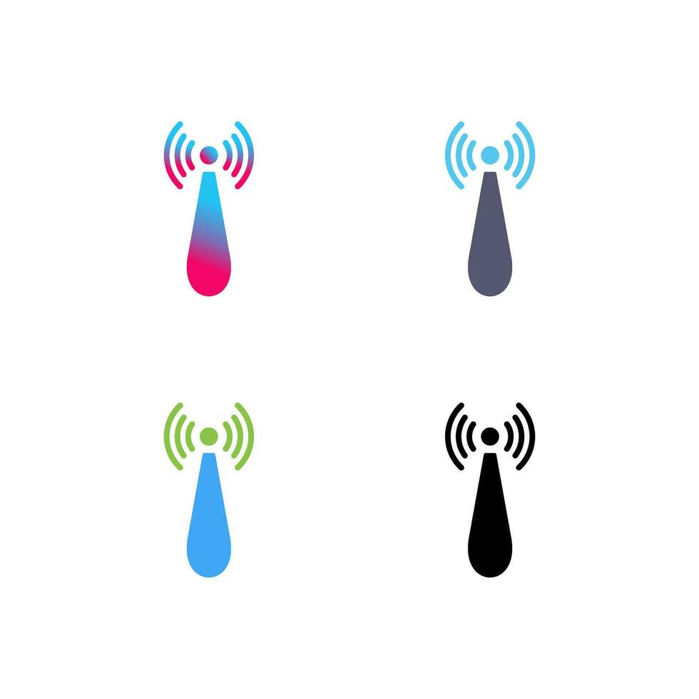 Non Ionizing Radiation Vector Icon