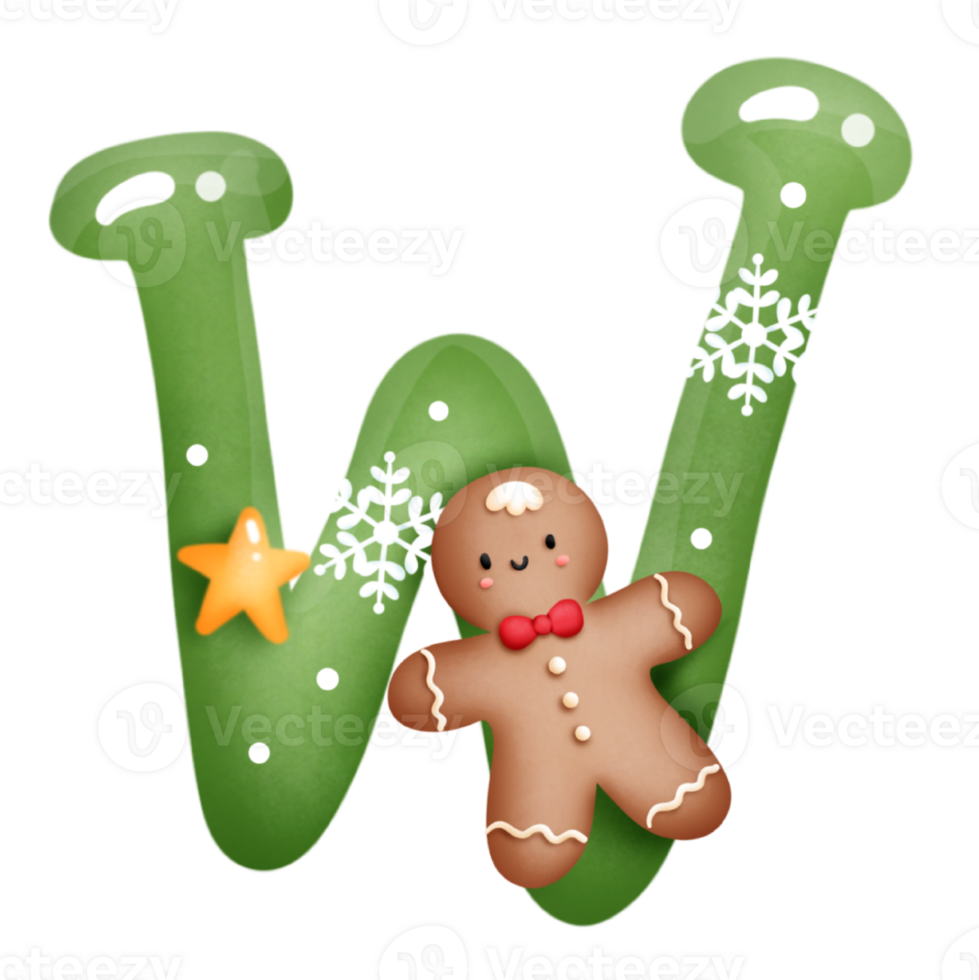 Xmas alphabet w png