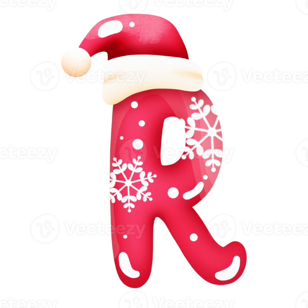 Xmas alphabet r png