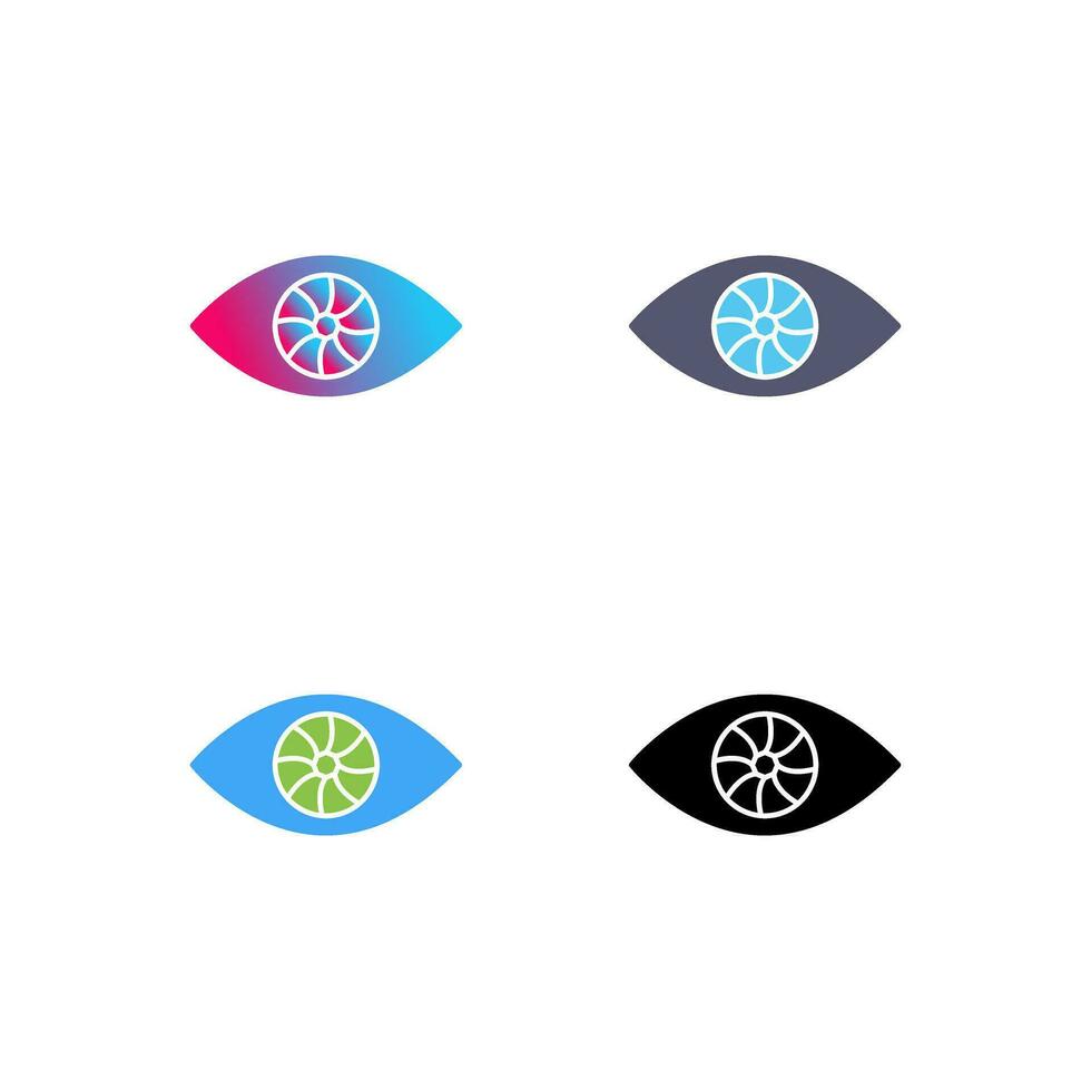 Unique Eye Vector Icon