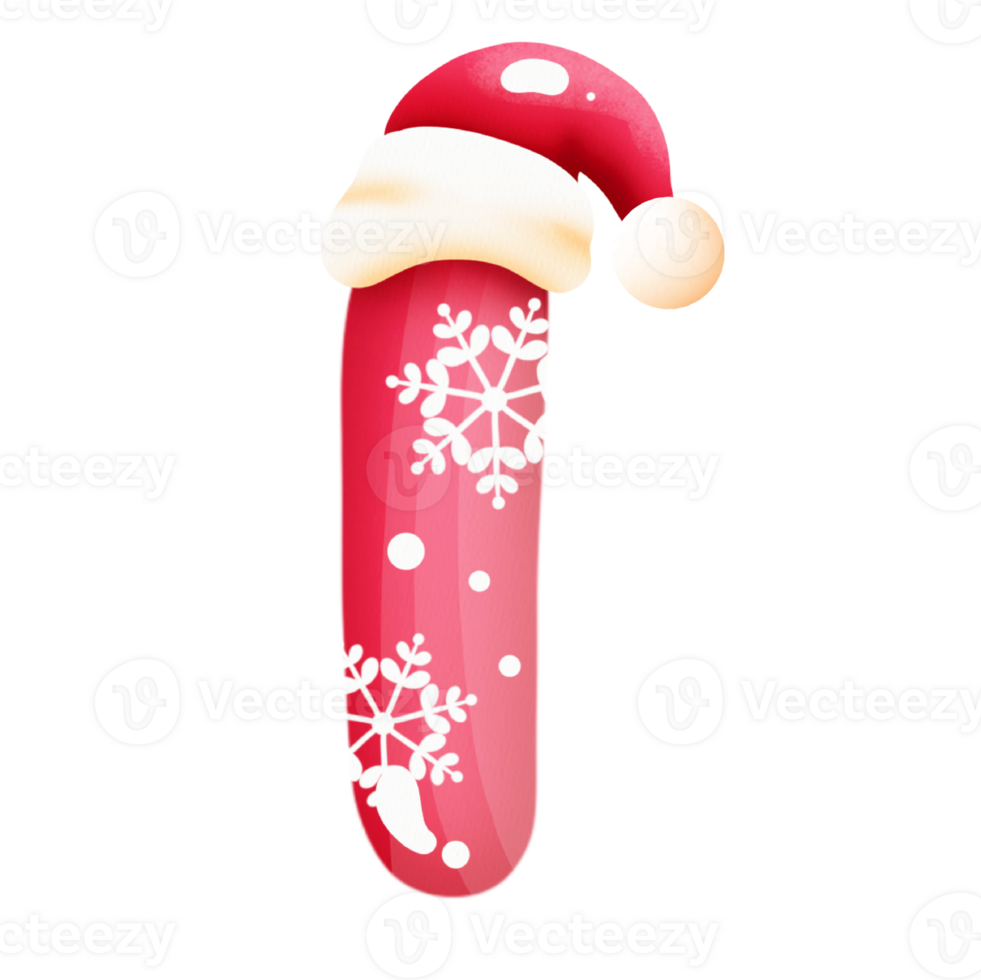 Xmas alphabet i png