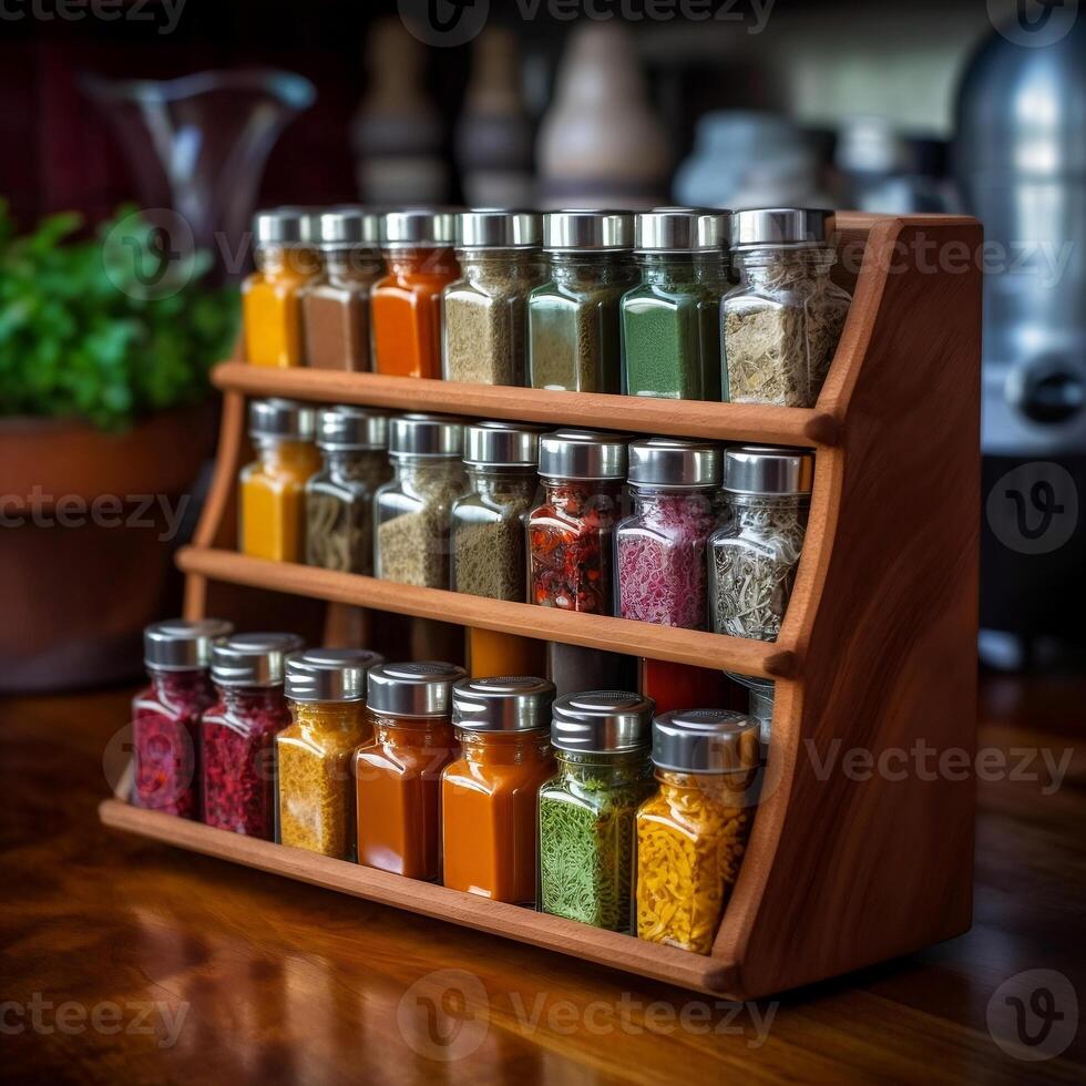 Wooden spice rack online sri lanka