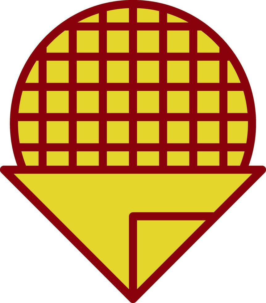 Stroopwafel Vector Icon Design