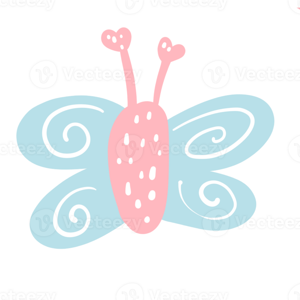 cute butterfly watercorlor png