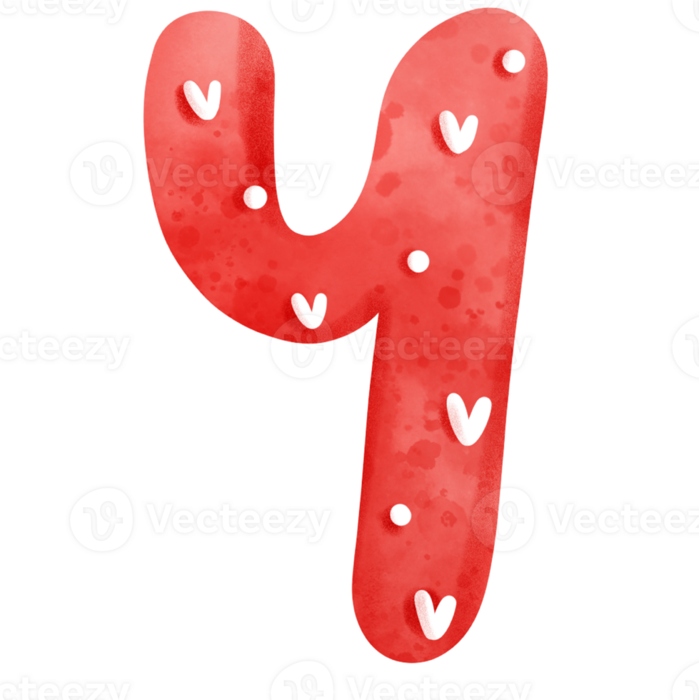 Valentine alphabet Y png