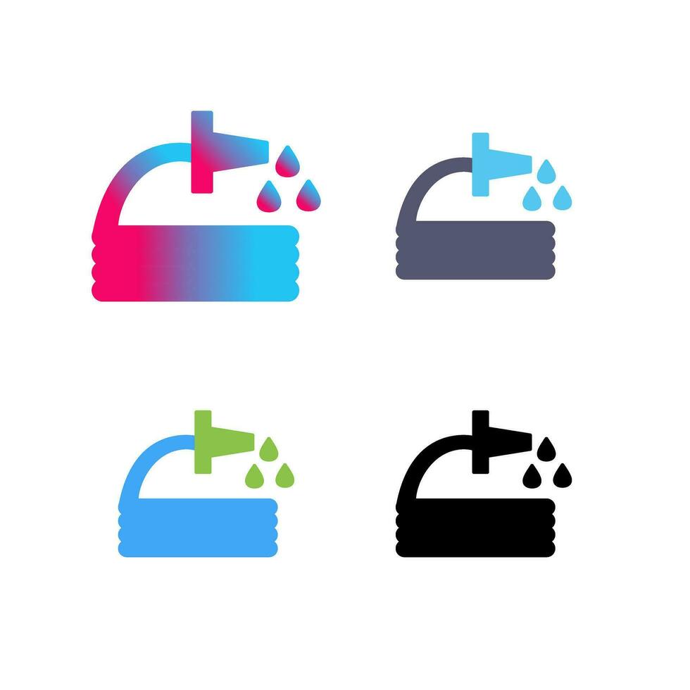Unique Water Hose Vector Icon