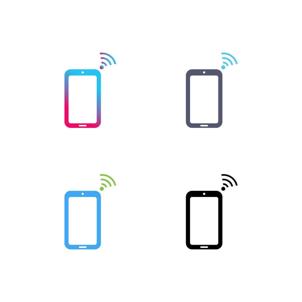 Unique Connected Device Vector Icon