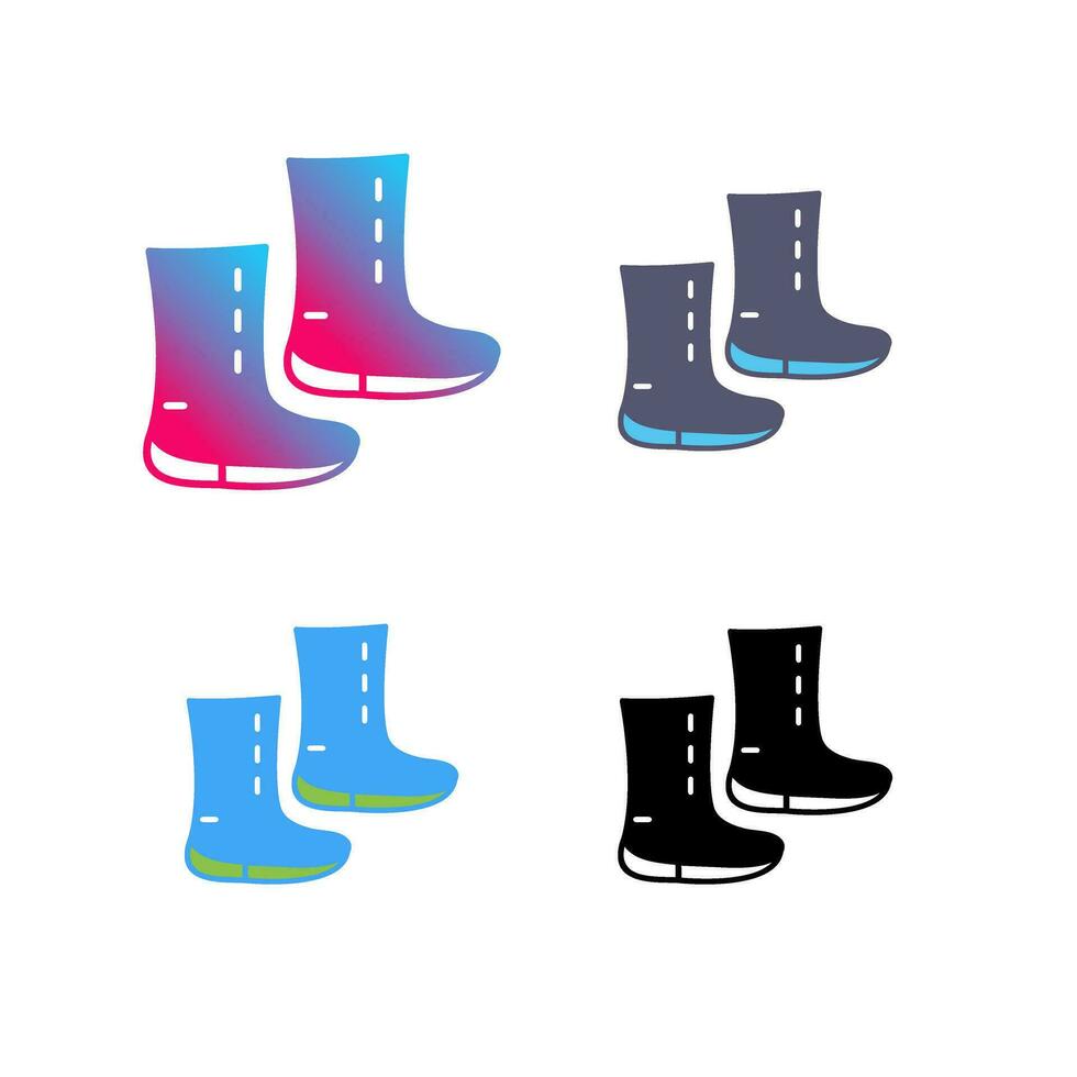 Unique Boots Vector Icon