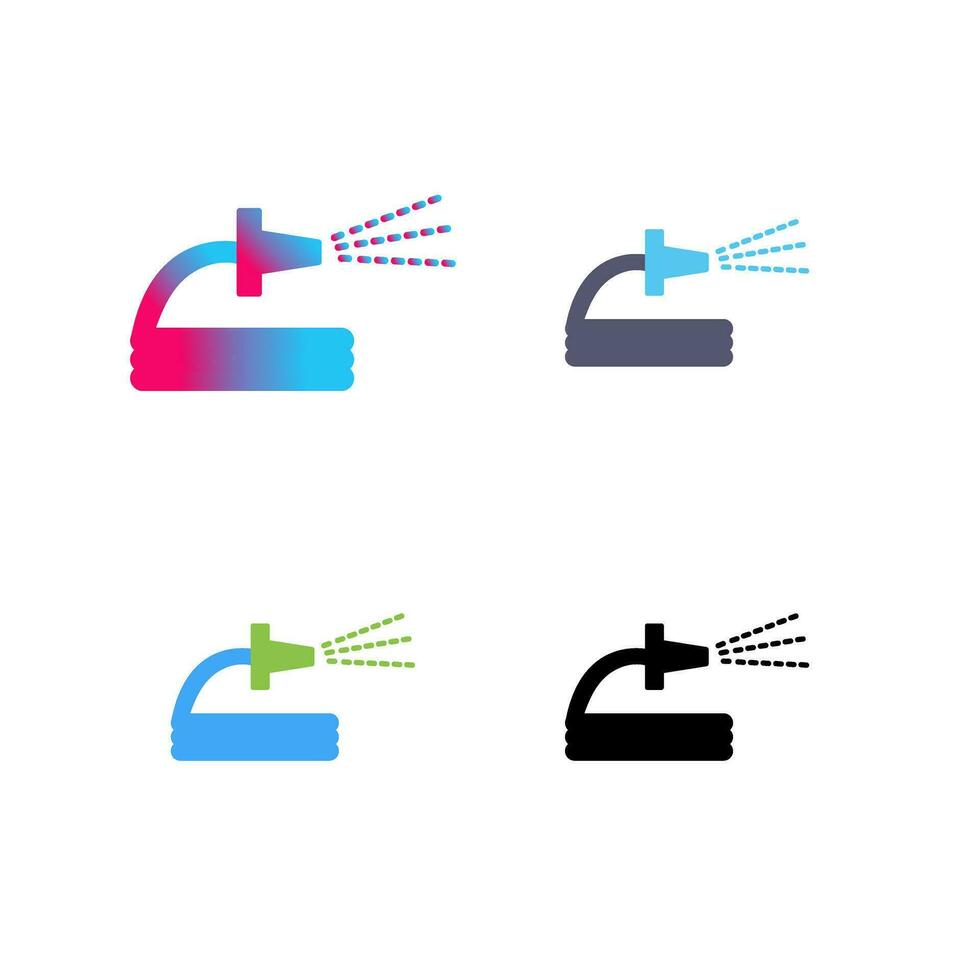 Unique Spraying Water Vector Icon