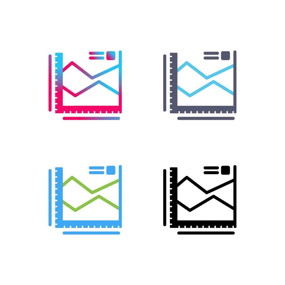Spline Chart Vector Icon