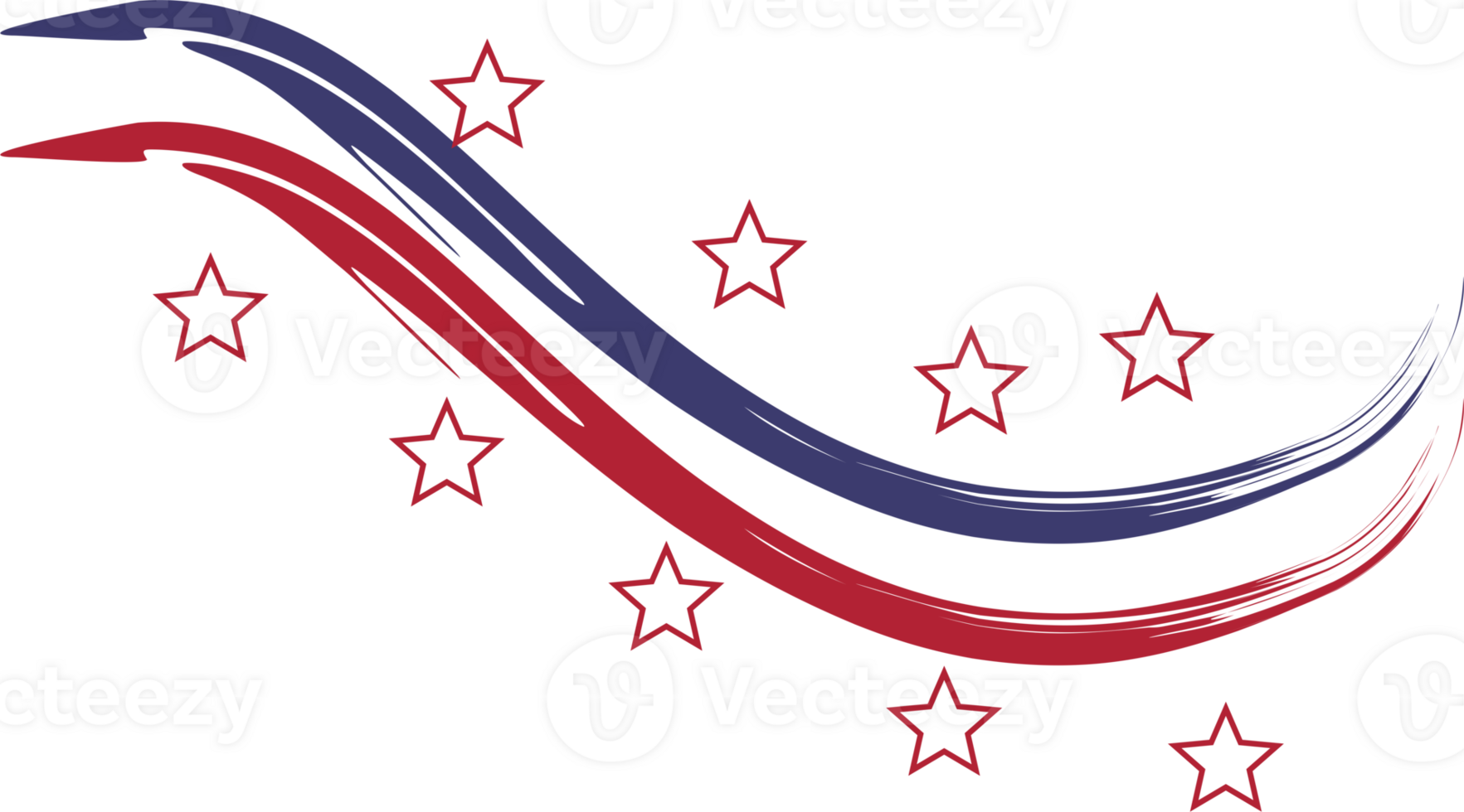 Independence day element icon PNG