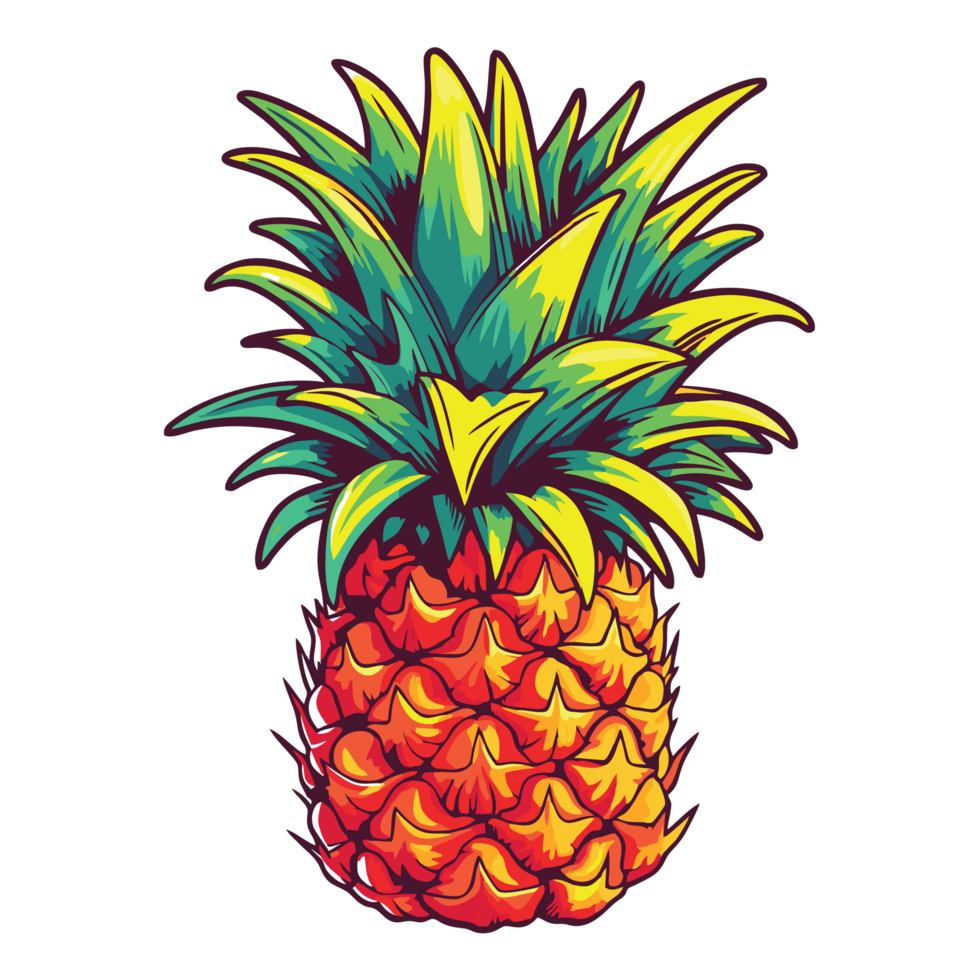 Artistic pineapple design for your creative endeavors, 25175156 PNG